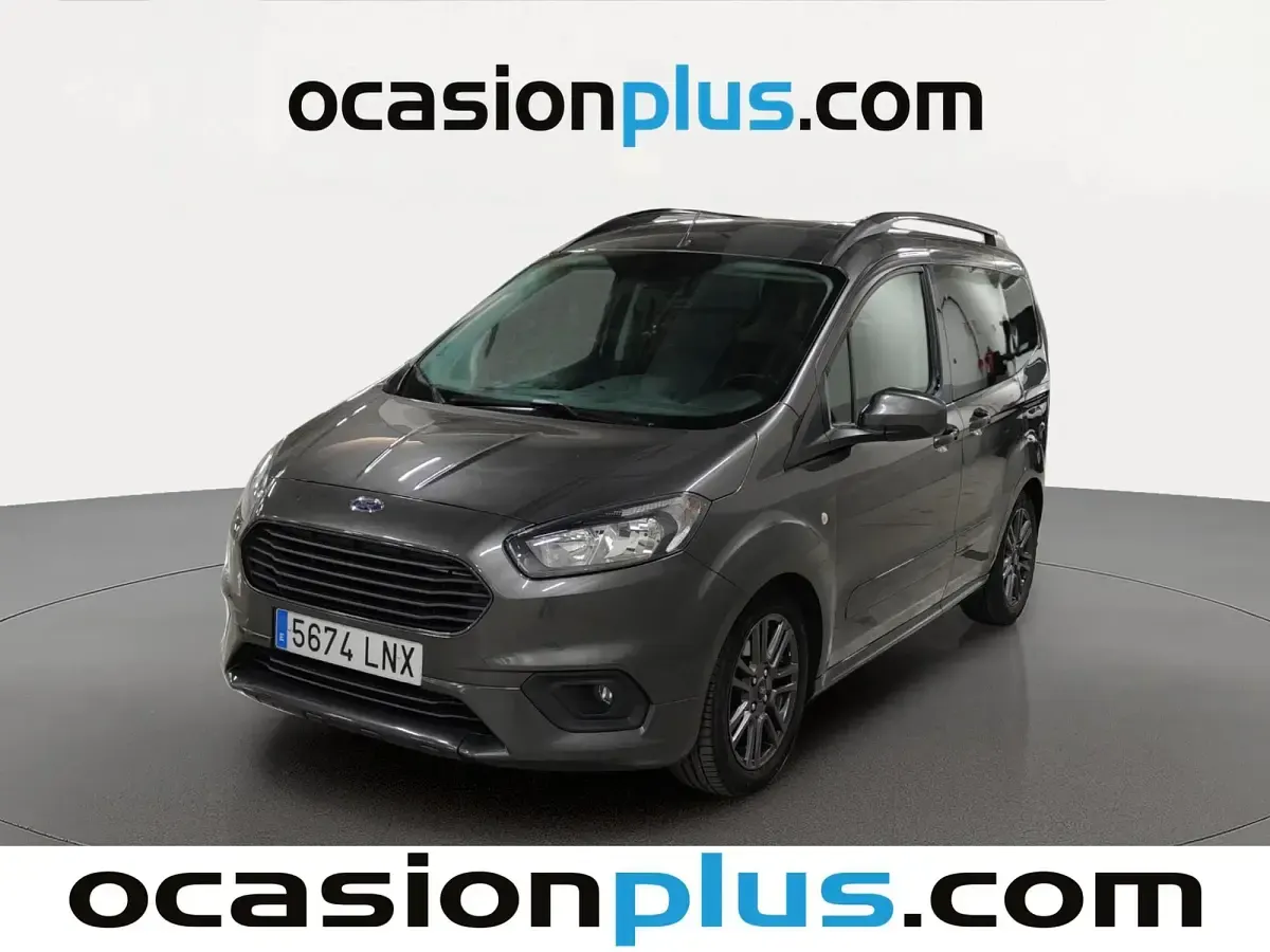 Usado Ford Tourneo Courier Sport 101 CV (74 kW) 2021 Gris Monovolumen