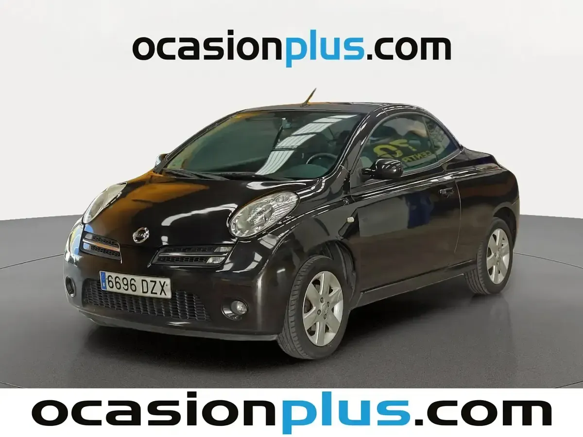 Occasion Nissan Micra C+C Tekna 88 PK (64 kW) 2006 Zwart Cabriolet