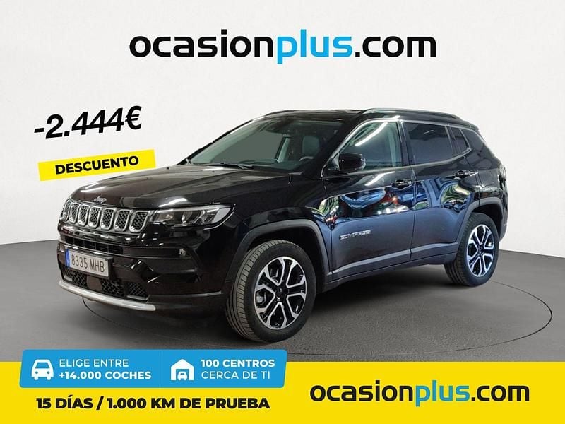 Negro Usado 2023 Jeep Compass Limited SUV | 26.890 € (Precio justo) - Imagen 1/4