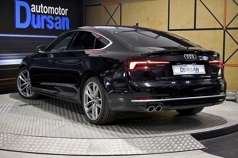 Usado Audi A5 Sportback S-Line 218 CV (160 kW) 2018 Negro Utilitario