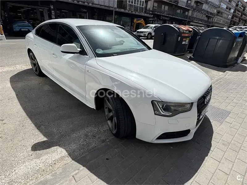 Usado Audi A5 Sportback S-Line 150 CV (110 kW) 2013 Blanco Utilitario