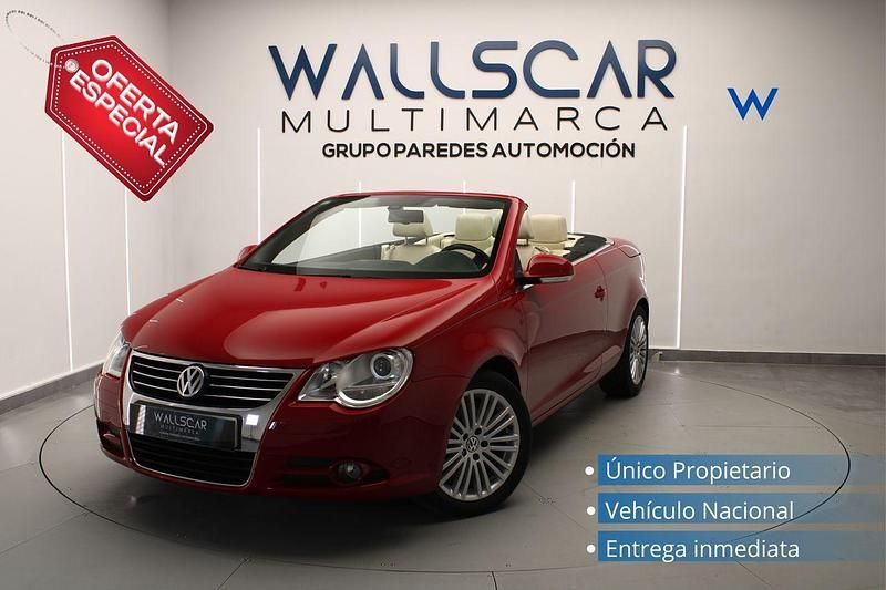 Rojo Usado 2007 VW Eos Individual Descapotable | 12.980 € (Caro) - Imagen 1/4