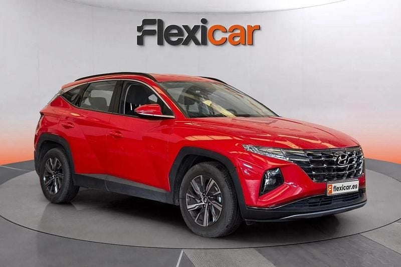 Rojo Usado 2024 Hyundai Tucson SUV | 23.390 € (Precio justo) - Imagen 1/4