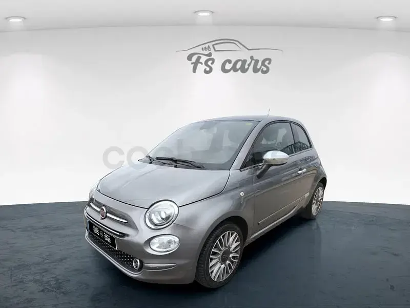 Usado Fiat 500 Lounge 69 CV (50 kW) 2018 Gris / plata Berlina