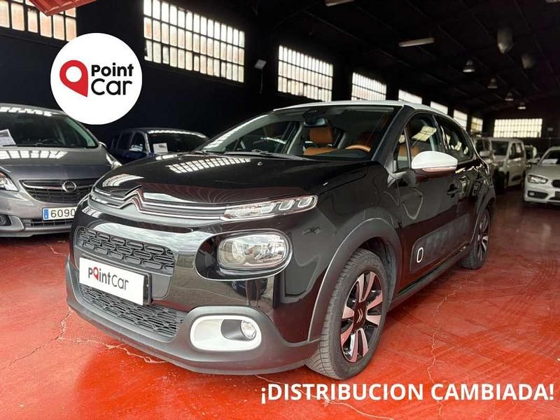 Negro Usado 2020 Citroën C3 Shine Utilitario | 11.290 € (Precio justo) - Imagen 1/4