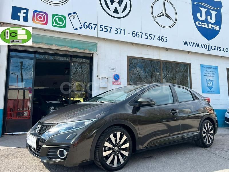Marrón Usado 2015 Honda Civic Comfort Plus Berlina | 13.990 € (Caro) - Imagen 1/4