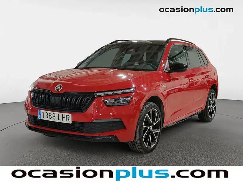 Rojo Usado 2020 Skoda Kamiq Monte Carlo SUV | 18.773 € (Precio justo) - Imagen 1/4