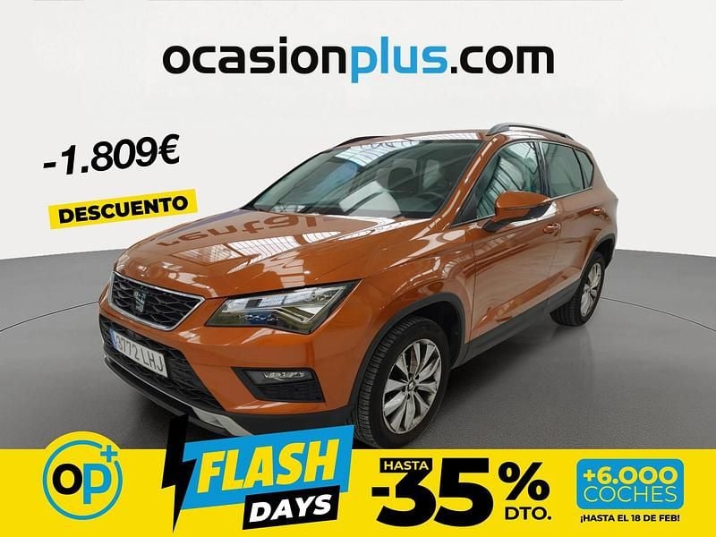 Usado Seat Ateca Style 150 CV (110 kW) 2020 Naranja SUV