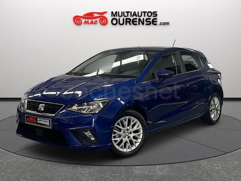 Usado Seat Ibiza Style 95 CV (69 kW) 2017 Azul Berlina
