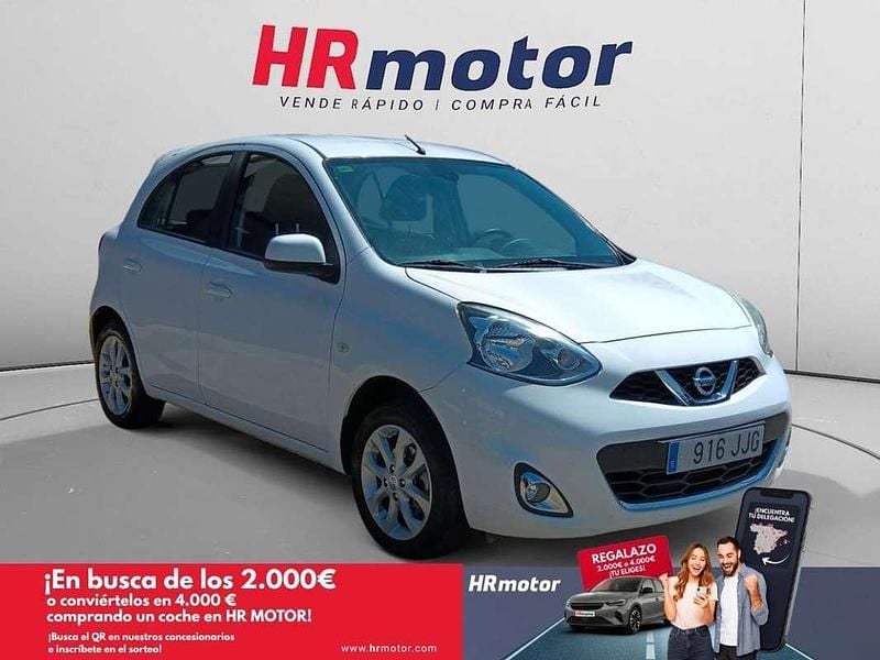Blanco Usado 2015 Nissan Micra Acenta Utilitario | 8210 € (Precio justo) - Imagen 1/4