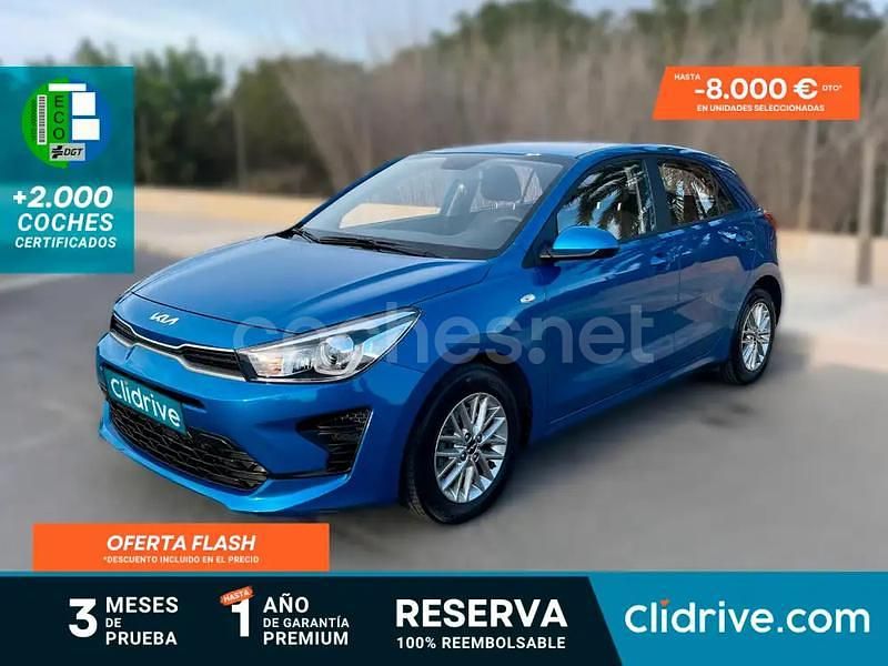 Azul Usado 2021 Kia Rio Berlina | 12.490 € (Buen precio) - Imagen 1/3