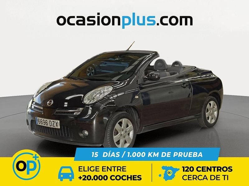 Negro Usado 2006 Nissan Micra C+C Tekna Descapotable | 5150 € - Imagen 1/4
