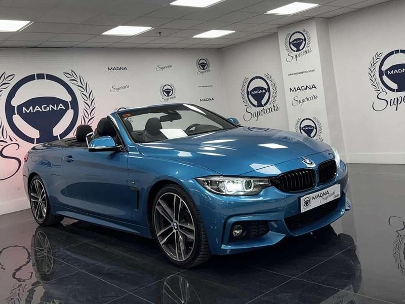 Usado BMW 420 184 CV (135 kW) 2018 Azul Descapotable