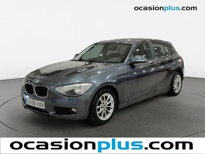 Gris Usado 2014 BMW 116 Efficient Dynamics Utilitario | 10.900 € (Buen precio) - Imagen 1/4
