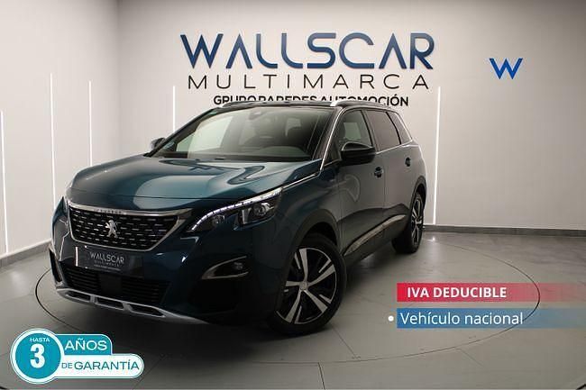 Usado Peugeot 5008 GT-line 130 CV (95 kW) 2019 Verde Monovolumen