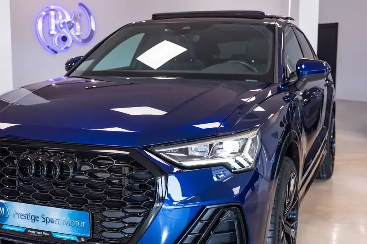 Usado Audi Q3 S-Line 245 CV (180 kW) 2022 Azul SUV