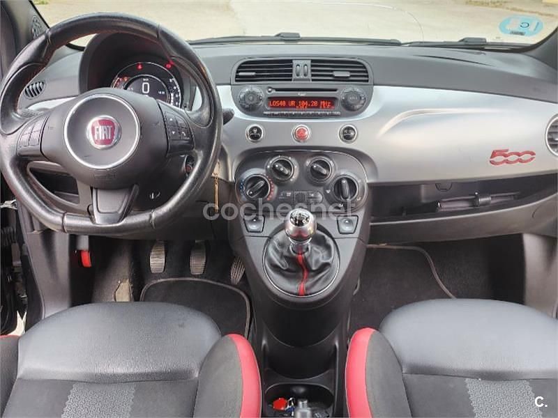 Negro Usado 2015 Fiat 500 S Berlina | 6300 € (Buen precio) - Imagen 1/4