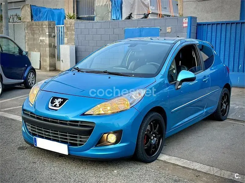 Usado Peugeot 207 Allure 155 CV (114 kW) 2011 Azul Berlina