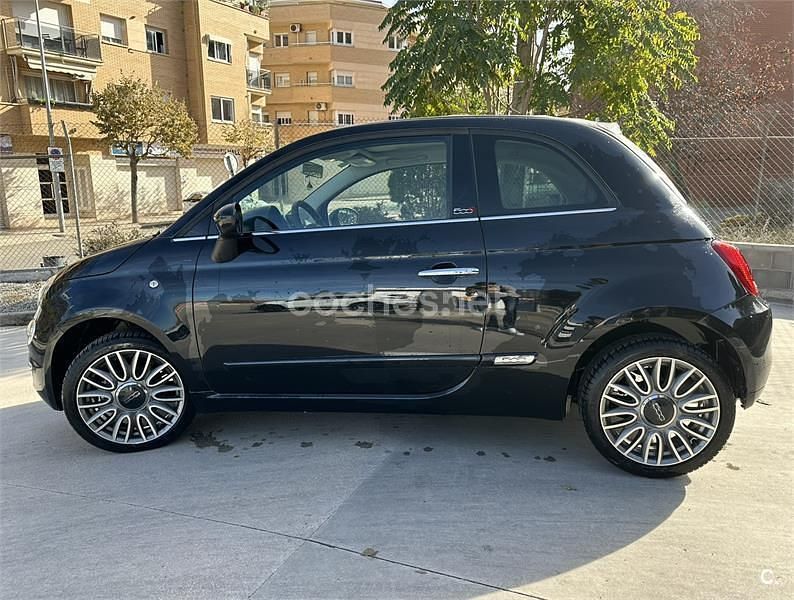 Usado Fiat 500 Lounge 69 CV (50 kW) 2017 Negro Berlina