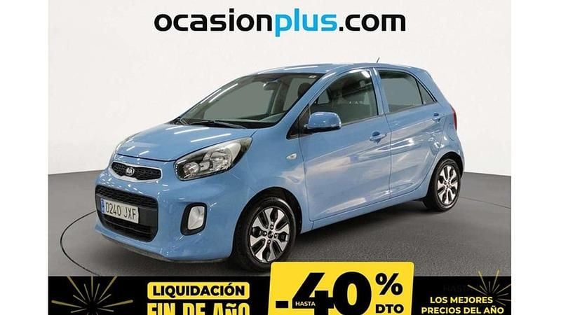 Azul Usado 2017 Kia Picanto Utilitario | 7390 € (Buen precio) - Imagen 1/4