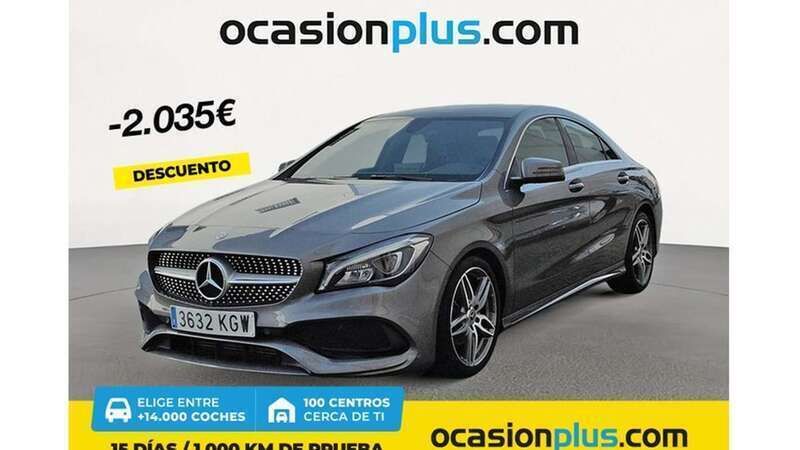 Gris Usado 2018 Mercedes CLA180 Berlina | 20.355 € (Precio justo) - Imagen 1/4