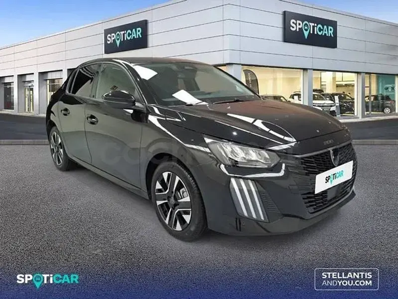 Nuevo Peugeot 208 Allure 100 CV (73 kW) 2025 Negro Utilitario