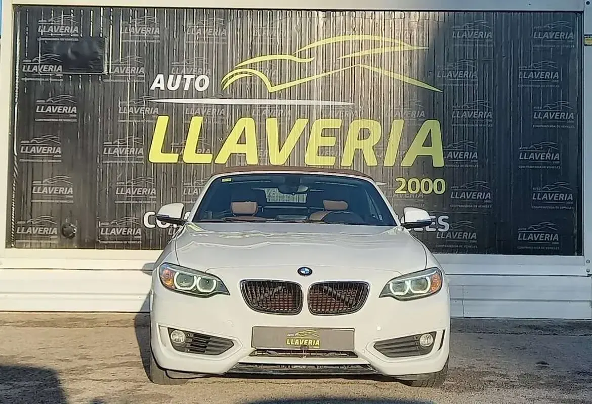 Usado BMW 218 136 CV (100 kW) 2015 Blanco Descapotable