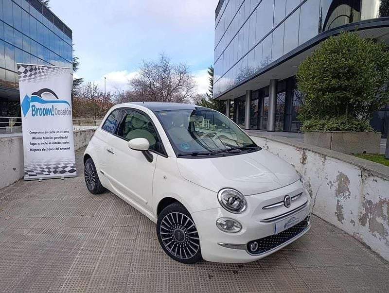 Usado Fiat 500 Lounge 69 CV (50 kW) 2016 Blanco Utilitario