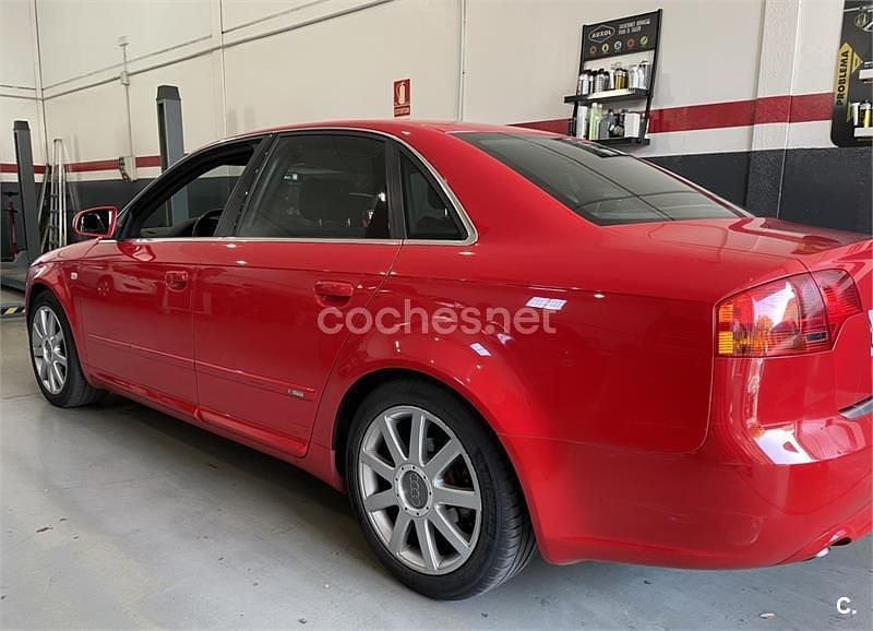 Usado Audi A4 S-Line 170 CV (125 kW) 2007 Rojo Berlina