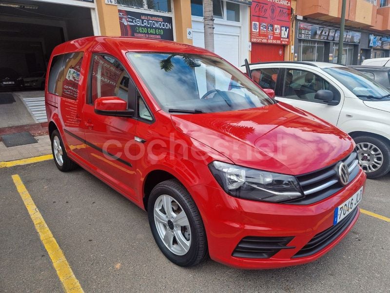 Rojo Usado 2016 VW Caddy Beach Monovolumen | 14.999 € (Precio justo) - Imagen 1/4