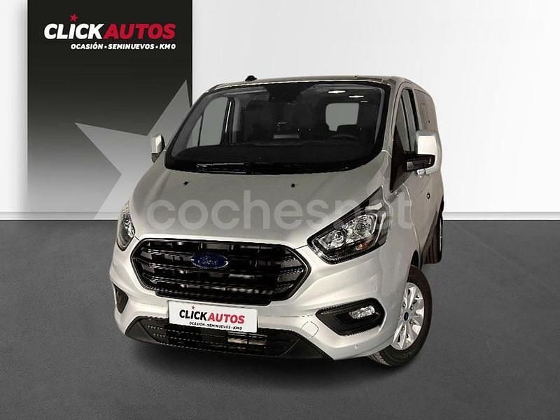 Gris / plata Usado 2024 Ford Transit Custom Nugget Monovolumen | 34.500 € (Caro) - Imagen 1/4