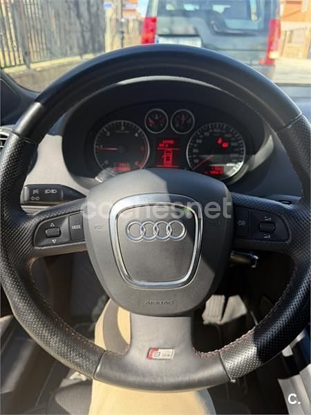 Usado Audi A3 S-Line 140 CV (102 kW) 2008 Negro Utilitario