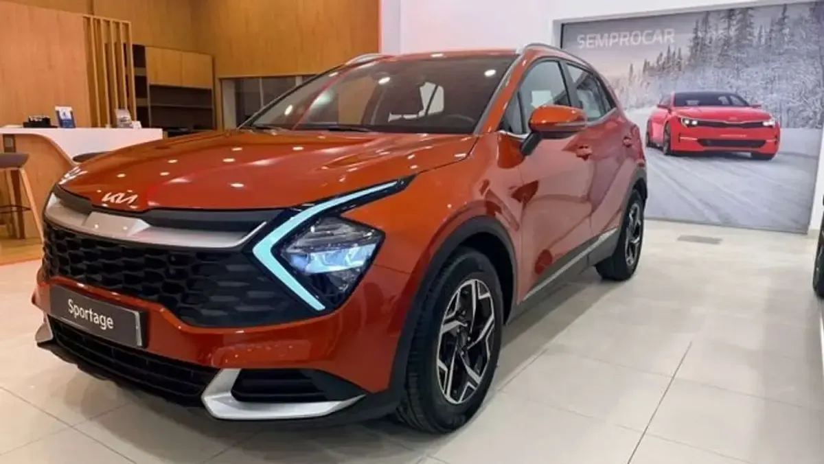 Usado Kia Sportage 152 CV (111 kW) 2022 Naranja SUV