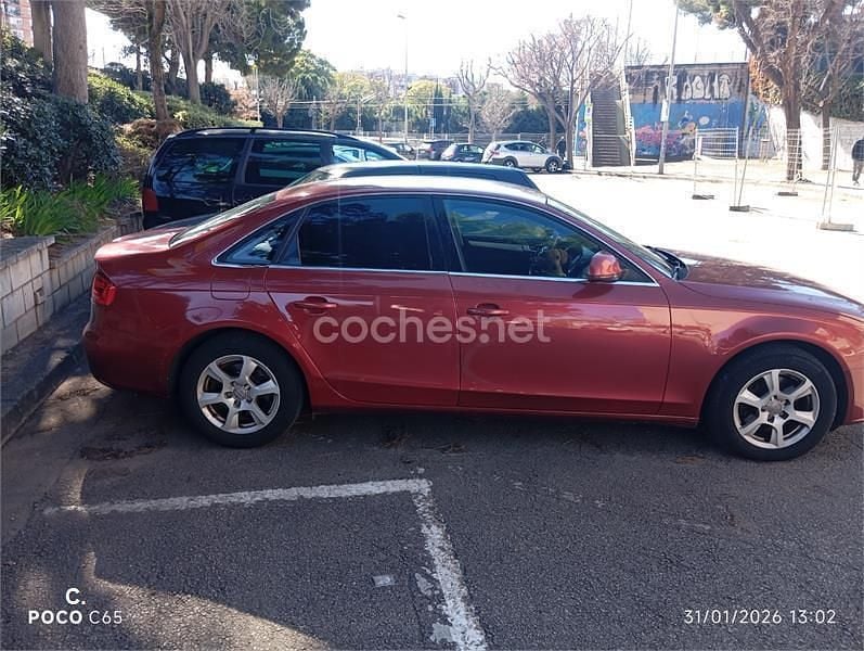 Usado Audi A4 143 CV (105 kW) 2008 Granate Berlina