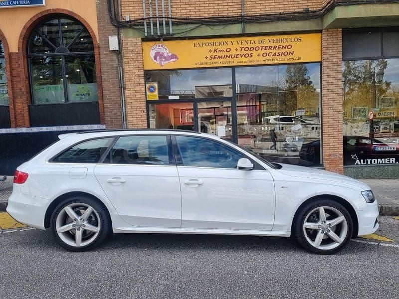 Usado Audi A4 S-Line 150 CV (110 kW) 2015 Blanco Familiar
