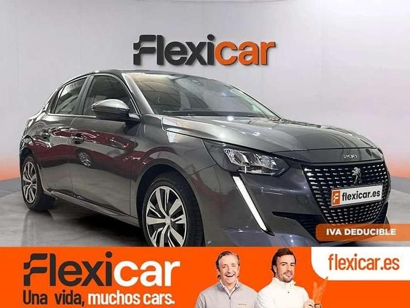 Usado Peugeot 208 Active 75 CV (55 kW) 2020 Gris Utilitario