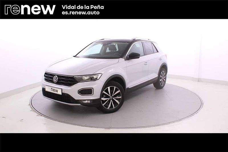 Blanco Usado 2021 VW T-Roc Advance SUV | 23.990 € (Precio justo) - Imagen 1/4