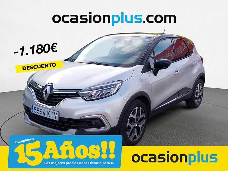 Gris Usado 2019 Renault Captur Zen SUV | 12.990 € (Precio justo) - Imagen 1/4