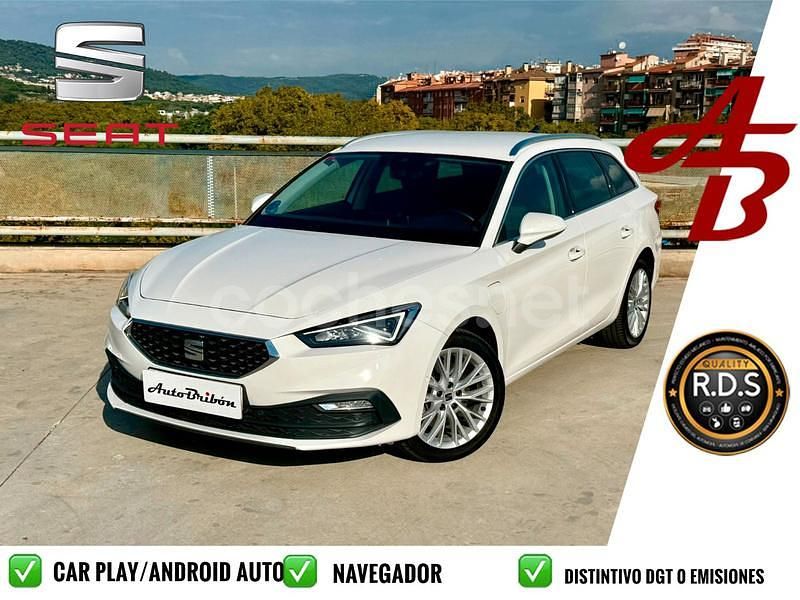 Blanco Usado 2021 Seat Leon XCELLENCE Familiar | 20.990 € (Precio justo) - Imagen 1/4