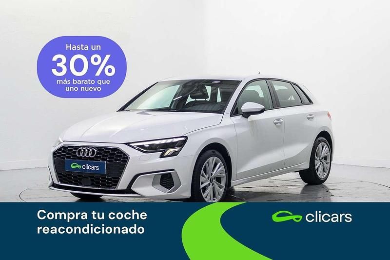 Usado Audi A3 Sportback Advanced 110 CV (80 kW) 2021 Blanco Utilitario