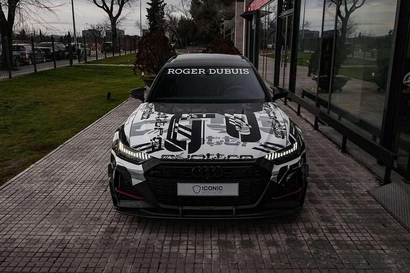 Usado Audi RS6 600 CV (441 kW) 2019 Negro Familiar