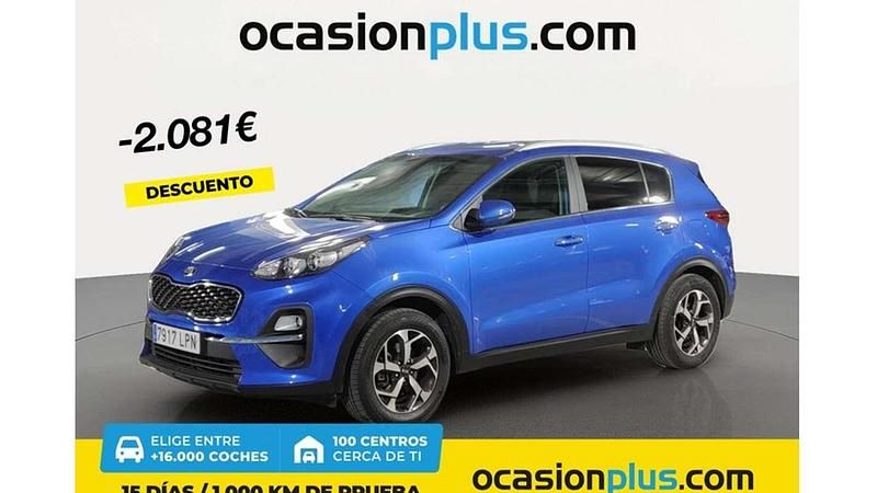 Azul Usado 2021 Kia Sportage SUV | 20.819 € (Precio justo) - Imagen 1/4