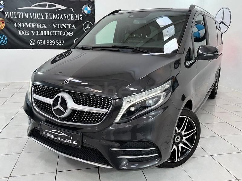 Usado Mercedes V300 Exclusive 239 CV (175 kW) 2019 Gris / plata Monovolumen
