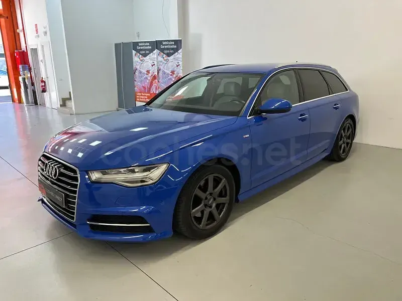 Usado Audi A6 Exclusive 190 CV (139 kW) 2016 Azul Familiar