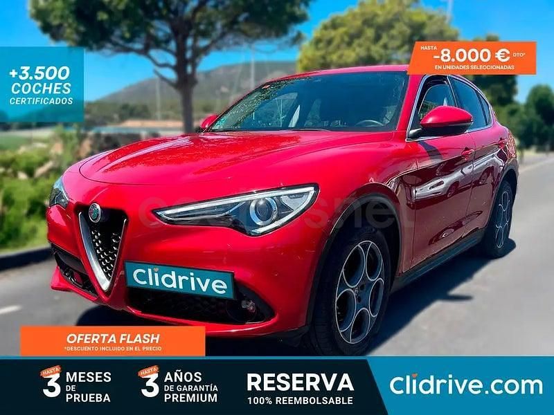 Rojo Usado 2017 Alfa Romeo Stelvio Super SUV | 19.390 € (Precio justo) - Imagen 1/3