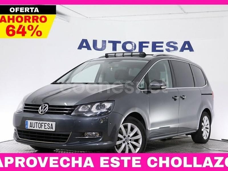 Gris / plata Usado 2015 VW Sharan Sport Monovolumen | 18.750 € (Precio justo) - Imagen 1/4
