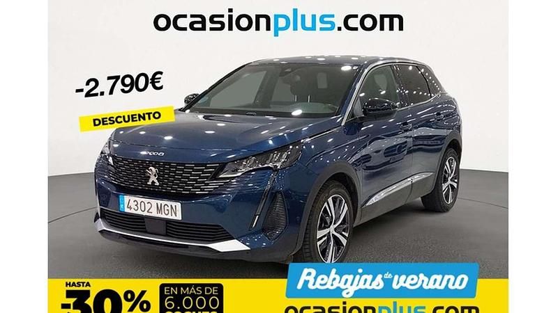 Azul Usado 2023 Peugeot 3008 Allure Monovolumen | 16.810 € (Precio justo) - Imagen 1/4