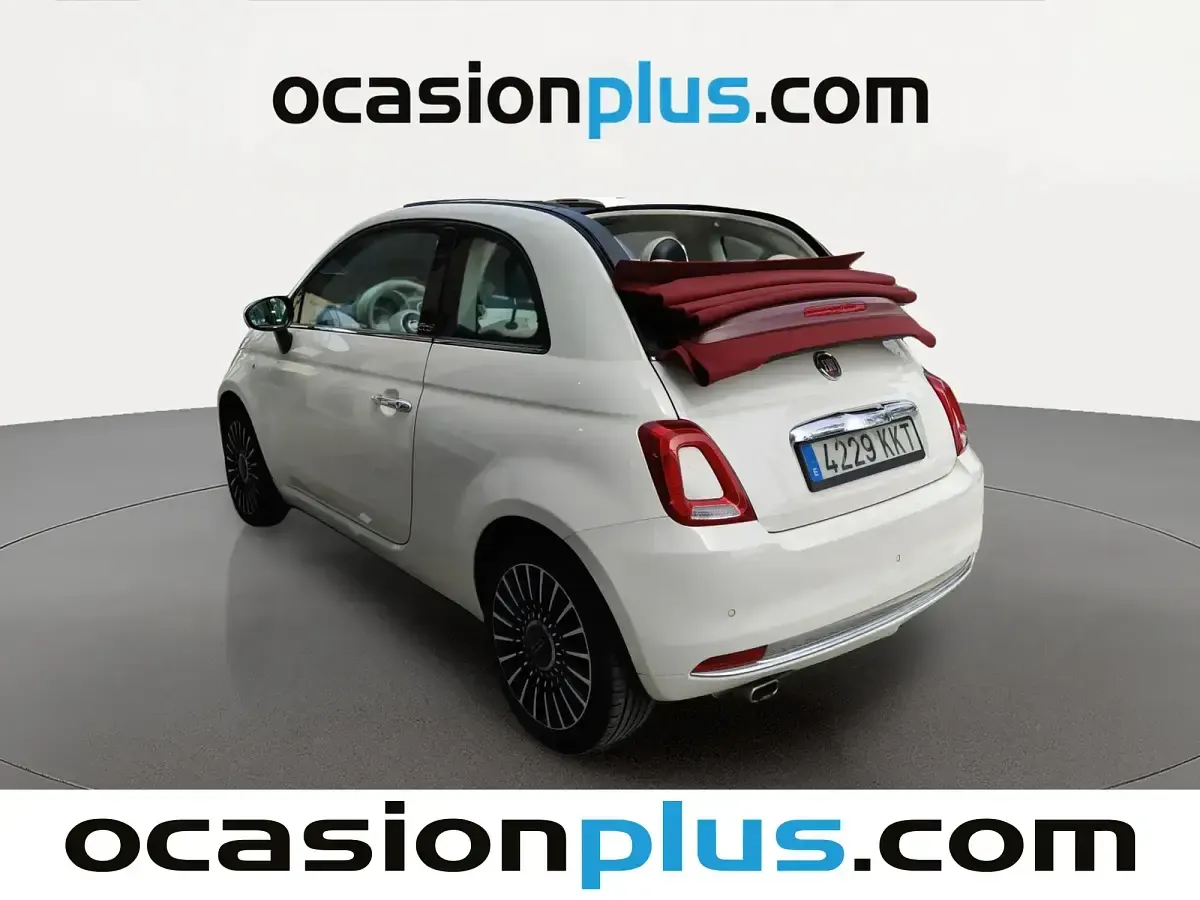 Usado Fiat 500 Lounge 69 CV (50 kW) 2018 Blanco Descapotable