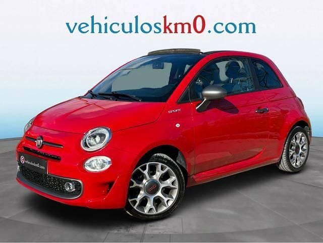 Rojo Usado 2022 Fiat 500C Sport Descapotable | 11.500 € (Precio justo) - Imagen 1/4