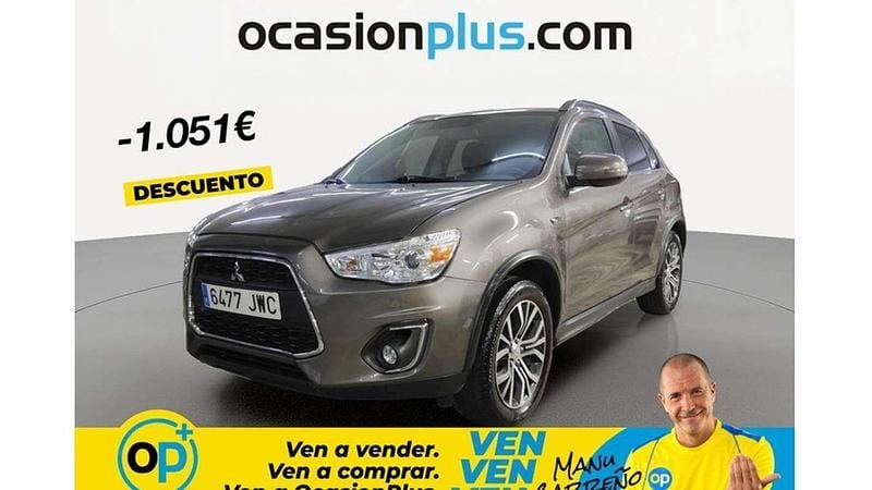 Usado Mitsubishi ASX Motion 117 CV (86 kW) 2017 Gris SUV